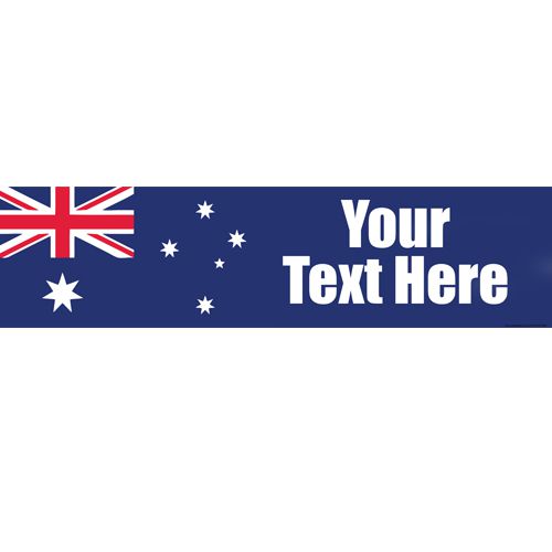 Australian Personalised Banner - 1.2m