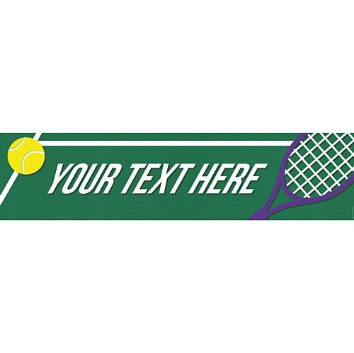 Tennis Personalised Banner - 1.2m