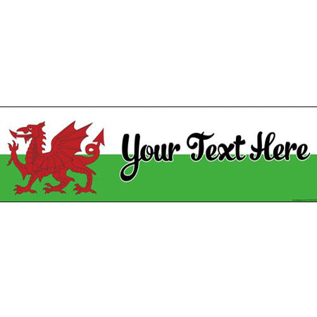 Welsh Personalised Banner - 1.2m