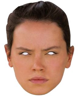 Star Wars Rey Card Mask