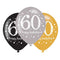 Gold Celebration 60th Birthday Latex Balloons - 11
