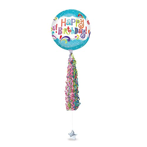 Multi Colour Jewel Tones Twirlz Balloon Tail