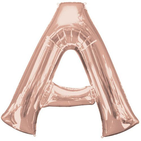 Rose Gold Letter A Foil Balloon- 33