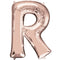 Rose Gold Letter R Foil Balloon- 32