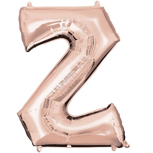 Rose Gold Letter Z Foil Balloon- 33"