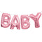 Pink 'Baby' Balloon Letter Banner Kit - 14