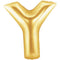 Gold Letter Y Foil Balloon - 40