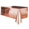 Rose Gold Foil Plastic Tablecloth - 2.75m