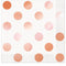 Rose Gold Metallic Dots Beverage Napkins- Pack 16