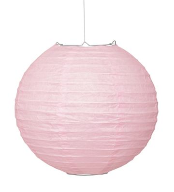 Pale Pink Paper Lantern - 10