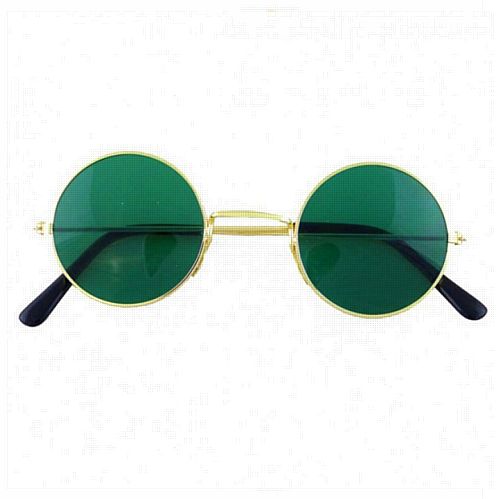 Green Tint John Lennon Hippy Glasses