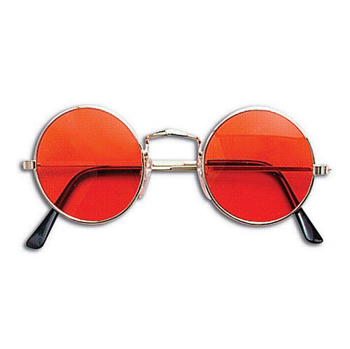 Orange Tint John Lennon Hippy Glasses