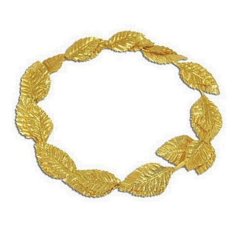 Gold Deluxe Leaf Headband