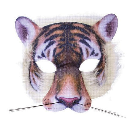 Realistic Soft Tiger Mask