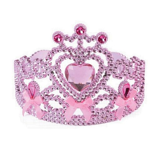 Pink Tiara With Ribbon Bows