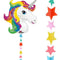 Multi-Colour Stars Balloon Tail - 1.2m