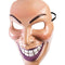 Horror Halloween Evil Grin Mask Male