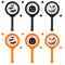 Mini Halloween Spin Drum 10cm - Assorted Designs - Each