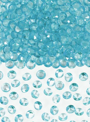 Pale Blue Table Crystals 6mm - 28g Pack
