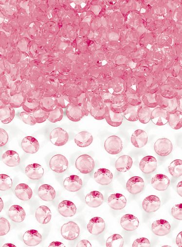 Pale Pink Table Crystals 6mm - 28g Pack