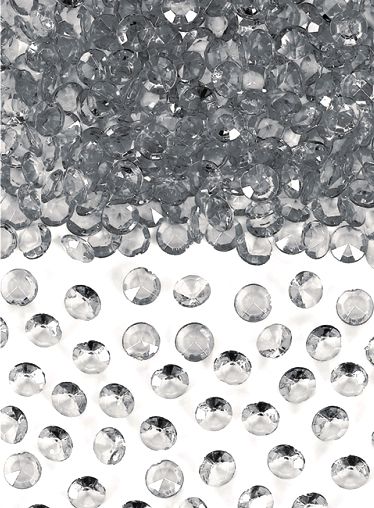 Silver Table Crystals 6mm - 28g Pack