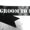 Groom To Be Sash - Black