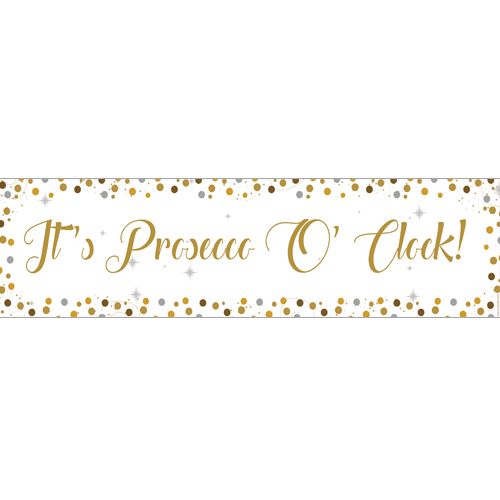 Prosecco O Clock Banner - 1.2m