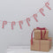 Wooden Candy Cane Bunting Garland - 1.5m