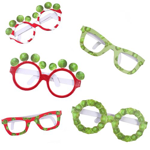 Christmas Sprout Glasses - Pack of 6
