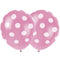 Hot Pink Dots Balloons - 12