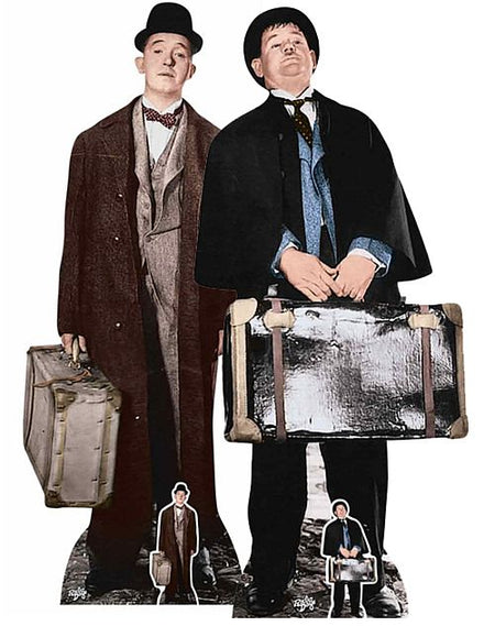 Laurel and Hardy Carboard Cutouts - Value Pack of 2