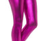 80s Pink Metallic Disco Leggings