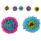 Multi Colour Tissue Flower Garland - 2.4m