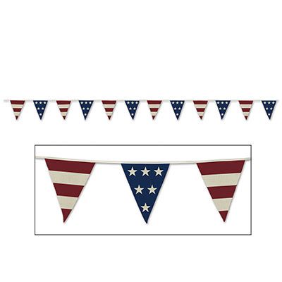 Americana Fabric Bunting - 3.5m