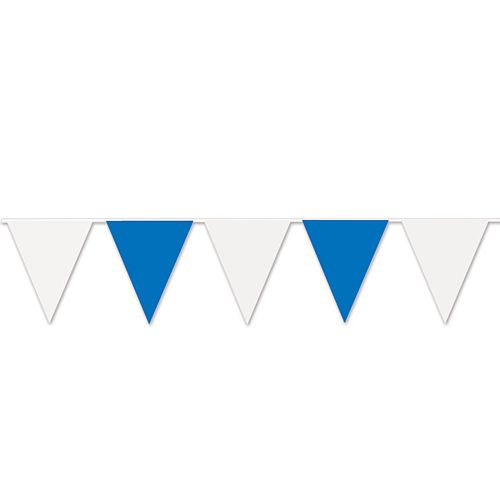 Blue and White Bunting - 9m