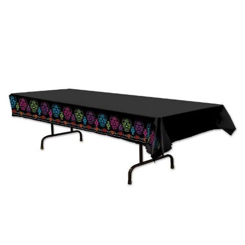 Day Of The Dead Tablecloth - 2.7m