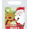Personalised Santa Claus Card Insert With Sealed Party Bag - Pack of 8