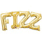 FIZZ Gold Foil Letter Balloon Pack - 40cm