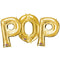 POP Gold Foil Letter Balloon Pack - 40cm