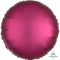 Hot Pink Satin Finish Round Foil Balloon - 18