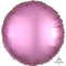 Pink Satin Finish Round Foil Balloon - 18