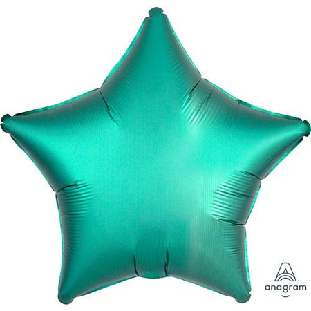 Jade Satin Finish Star Foil Balloon - 18