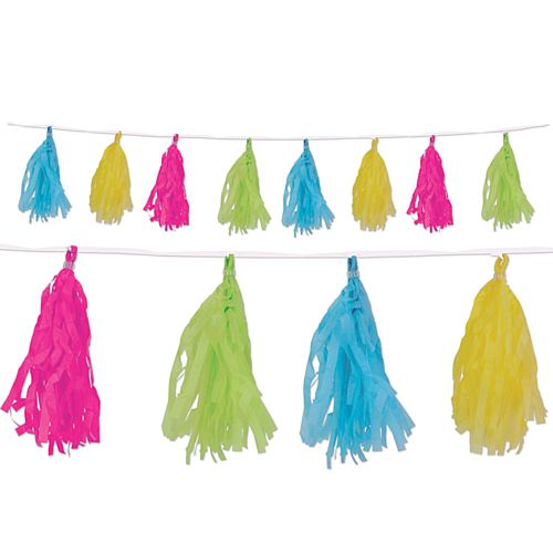 Tissue Tassel Garland - 2.4m