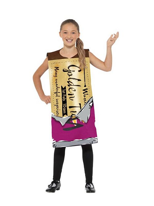 Roald Dahl Winning Wonka Bar Costume - Medium