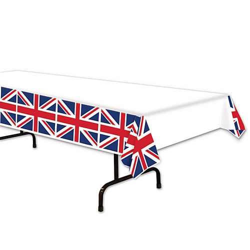 Union Jack Plastic Tablecloth - 2.7m