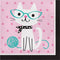 Purrfect Party Cat Luncheon Napkins - Pack of 16