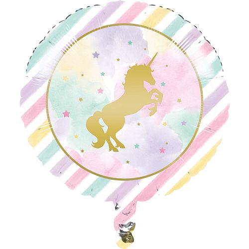 Unicorn Sparkle Foil Balloon - 18"