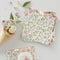 Rose Gold Foiled Floral Paper Napkins - Ditsy Floral - Pack of 16