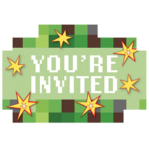TNT Party! Postcard Invitations- Pack of 8