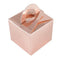 Metallic Rose Gold Favour Box - 6.5cm - Each